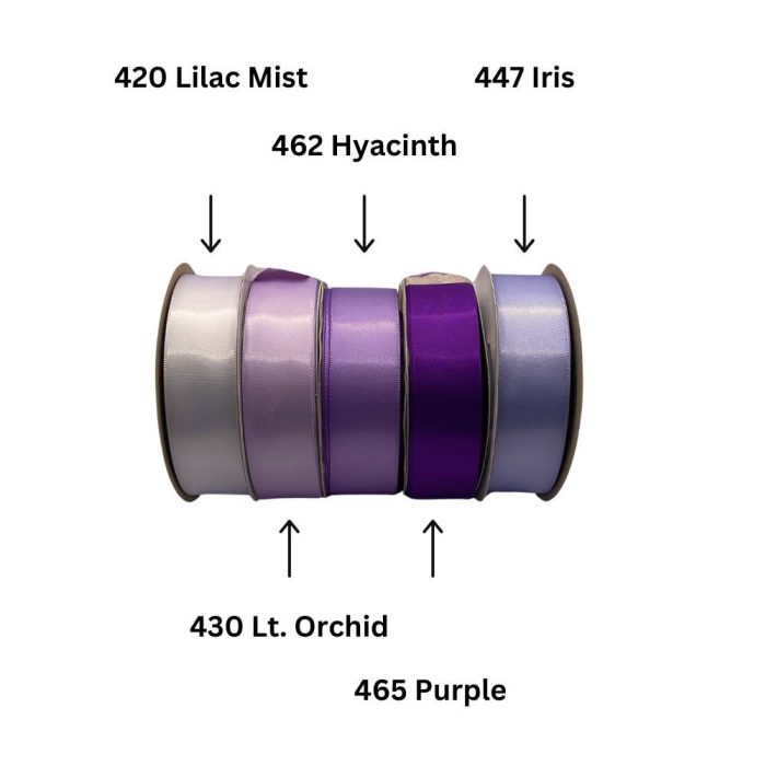Double-Sided Satin Purple Styles